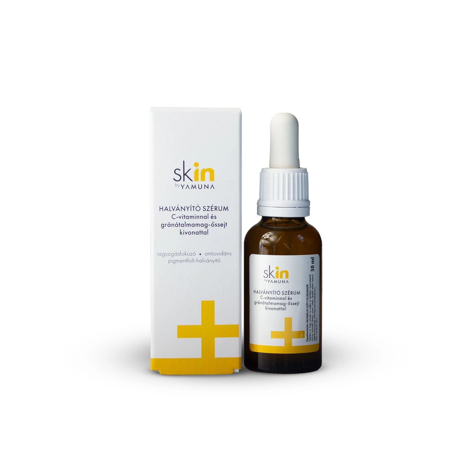 skIN by Yamuna halványító szérum C-vitaminnal és gránátalmamag-őssejt kivonattal 30 ml