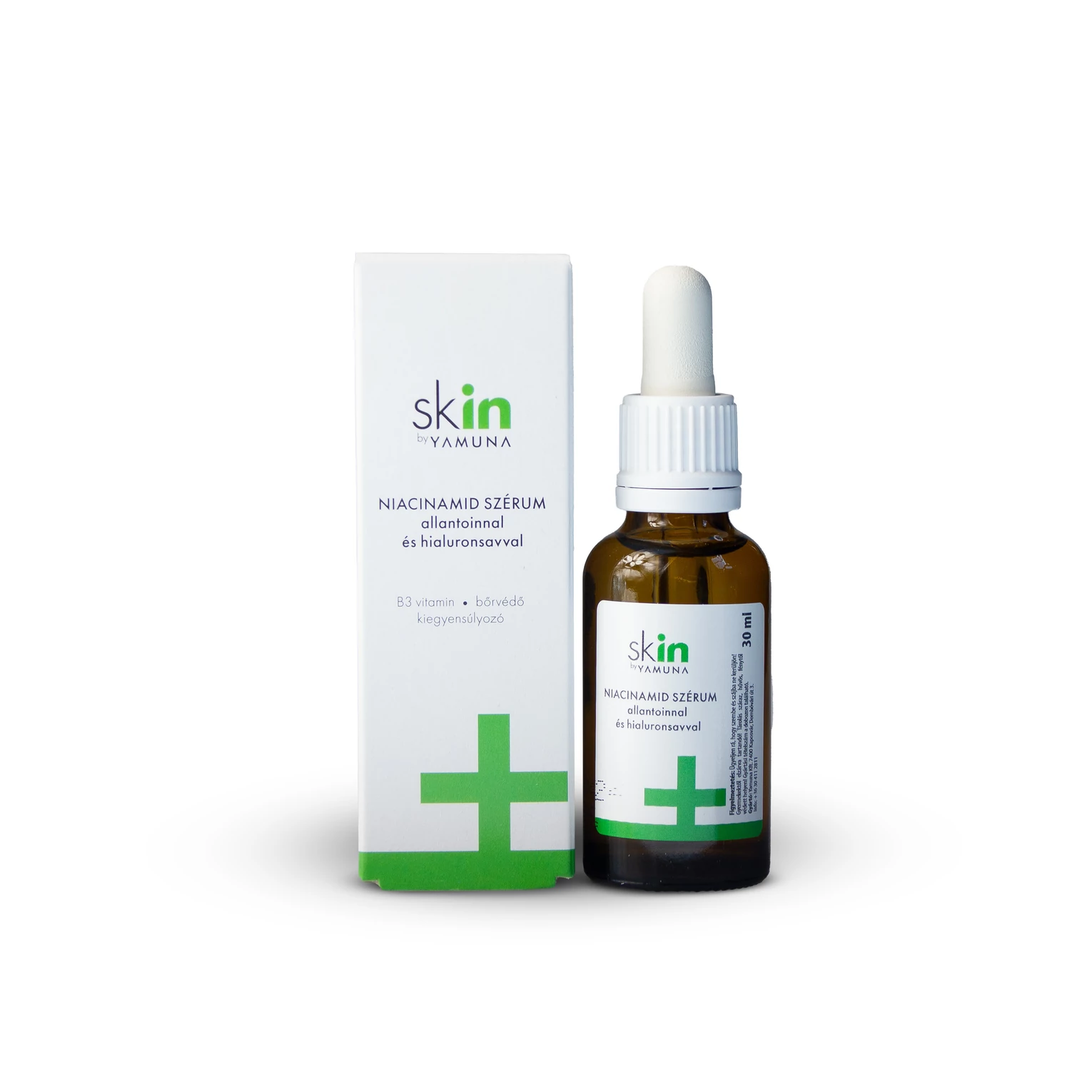 Skin by Yamuna Niacinamid szérum allantoinnal és hialuronsavval 30 ml