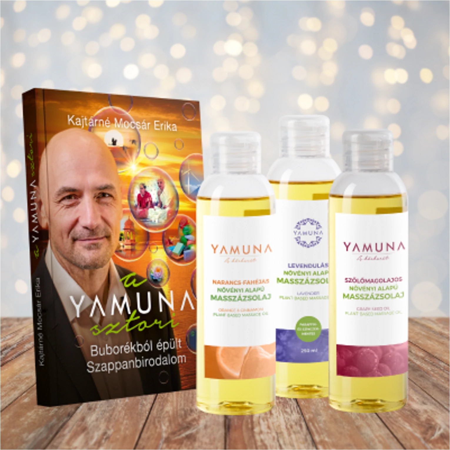 Masszázsolaj válogatás könyvvel