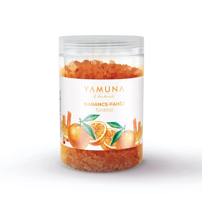 Tégelyes fürdősó narancs-fahéj illattal 1000 g 